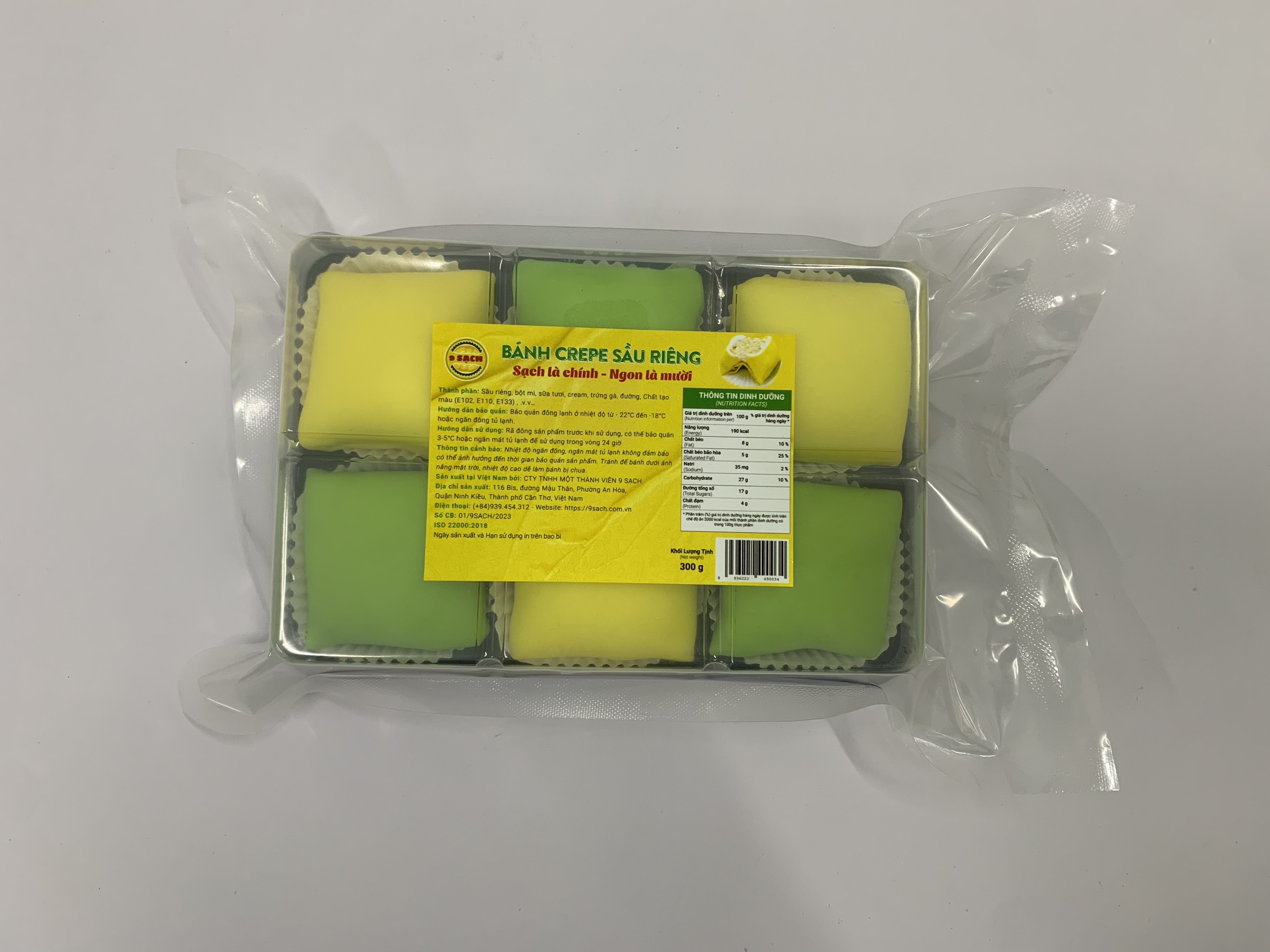 BÁNH CREPE SẦU RIÊNG (300G)